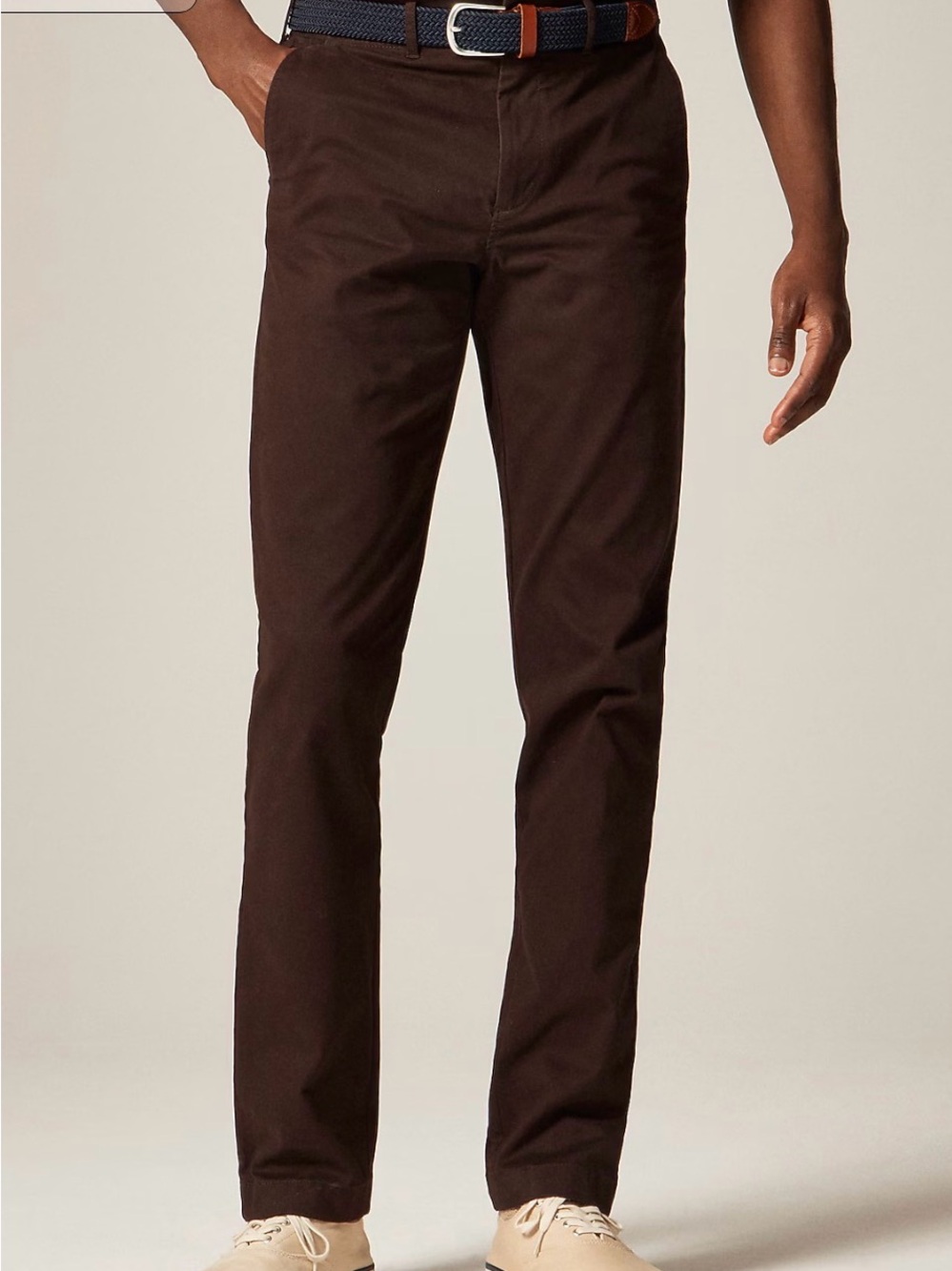 J. Crew Men’s 770 Straight Chino in Maroon